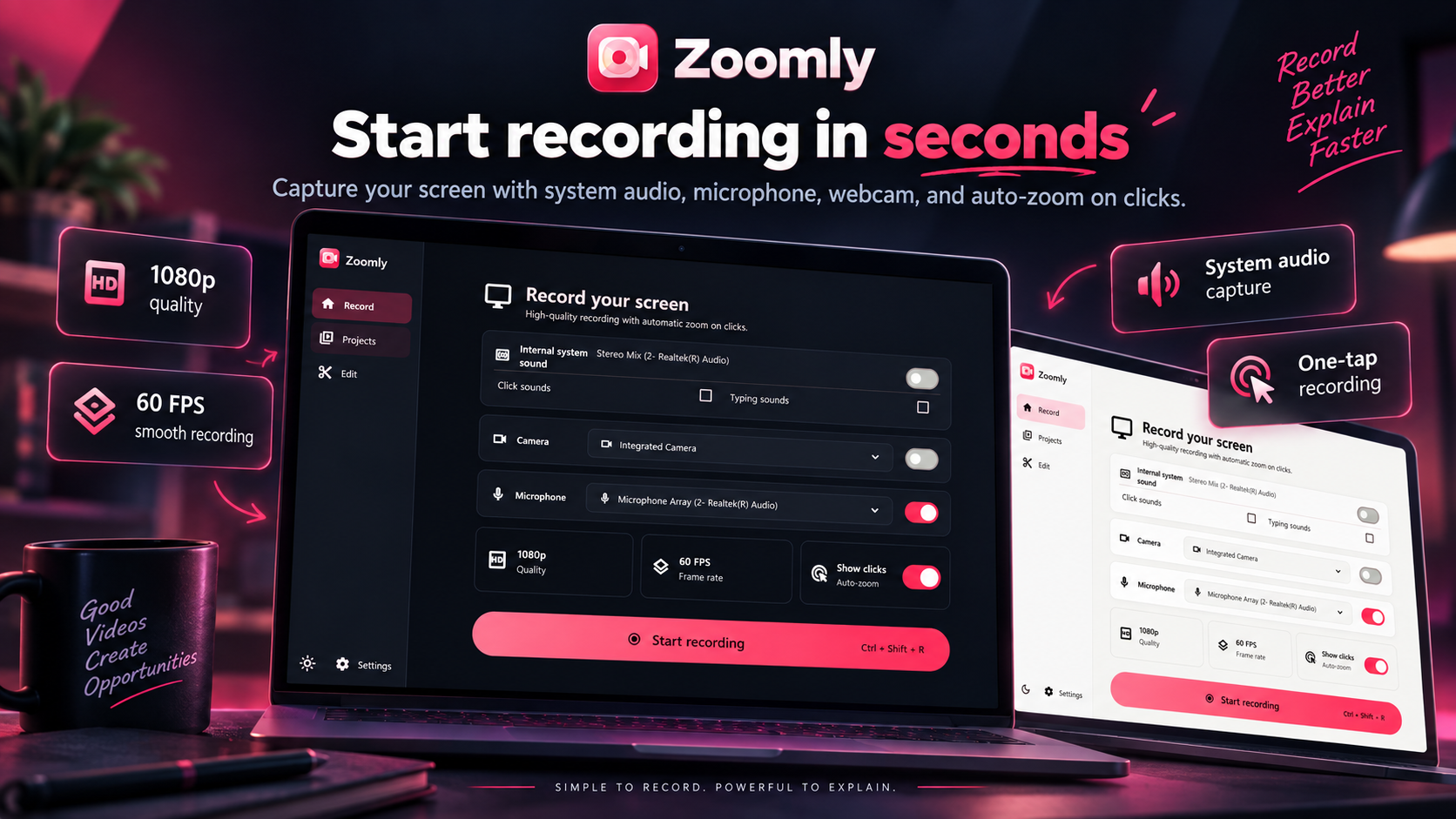 Zoomly Windows app preview
