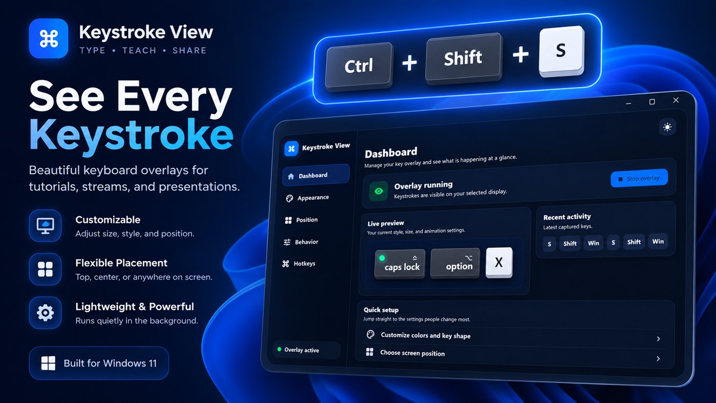 KeyView Windows app preview
